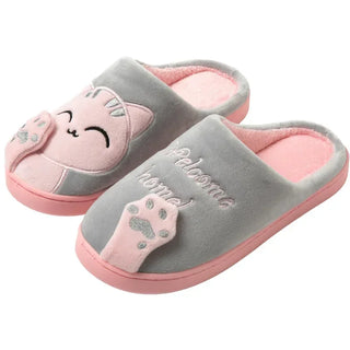Plush Indoor Thermal Furry Warm Slippers