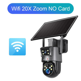 Dual Screen Solar Security Camera