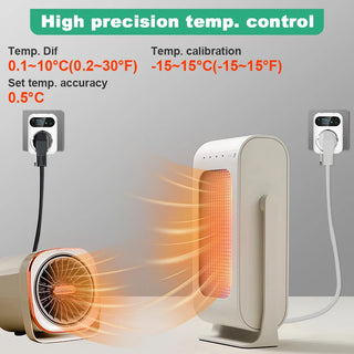 Smart Voice Control Thermostat Plug Outlet