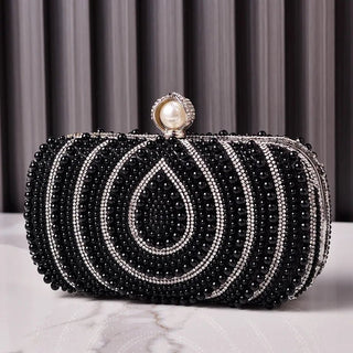 Luxury Pearl Beaded Evening Party Clutch Bag - Epictzar Intl.