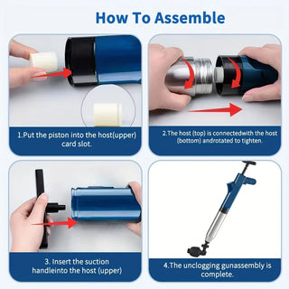 High Pressure Air Pipe Un-clogger Tool
