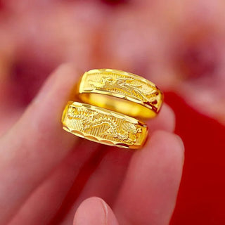 Luxury High-end 24K Gold Phoenix Ring
