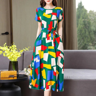 Bohemian Print O - Neck Party Dress - Epictzar Intl.
