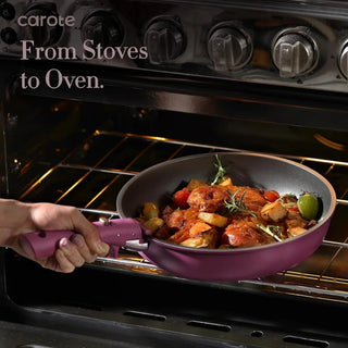 21pcs Pots and Pans Set, Nonstick Cookware Set Detachable Handle, Induction Kitchen Cookware Sets Non Stick with Removable Hand