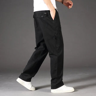Classic Man Zipper Pockets Cargo Pants