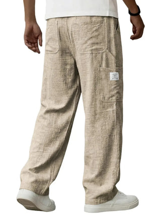 Loose Fit Light Blue Pants