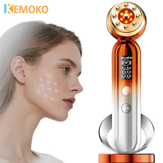 RF Radio Frequency Facial Beauty Device LED Photon Beauty  Skin Care Face Massager Skin Lifting Tighten Anti-Wrinkle