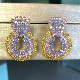 Women Fashion Zirconia Earring
