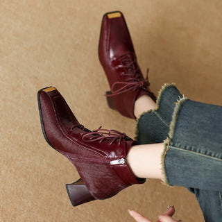 Western Women Vintage Ankle Boots