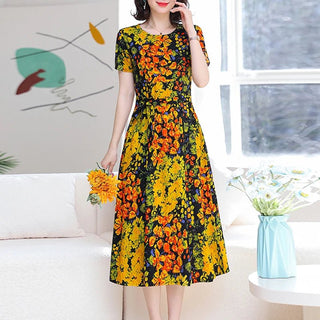 Bohemian Print O - Neck Party Dress - Epictzar Intl.