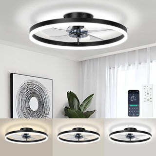 App Control Ceiling Fan LED Lamp