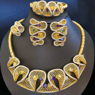 Plated Italian Designer Jewelry Set