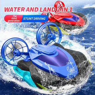 High Speed 2 in 1 RC Boat Kids Toy