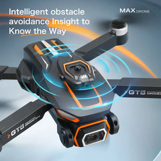 NEW GT5 8K HD Dual Lens Drone With Optical Flow WiFi Foldable Quadcopter for Kids Camera Aerial Photography Remote Control Toys