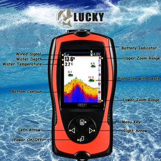 Handheld Fish Depth Finder Sonar Sensor Fish Finder - Epictzar Intl.