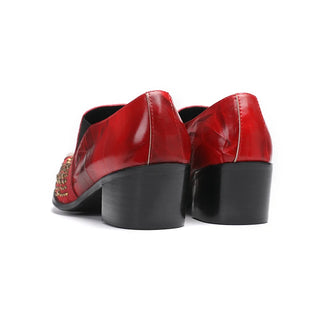 Pointed Metal Toe Dress Shoes