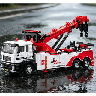 Double Hook Engineering Rescue Toy Crane