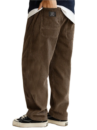 Corduroy Loose Padded Casual Pants