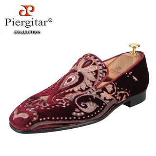 Custom-Made Craftsmanship Silk Velvet Loafers