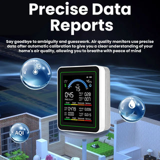 Air Quality Monitor Formaldehyde CO2 PM2.5