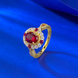 Oval Cut Vintage Engagement Ring