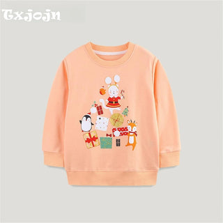 Fun Cartoon Holiday Cozy Sweatshirt