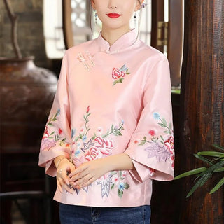 Elegant Traditional Ethic Cheongsam Blouse