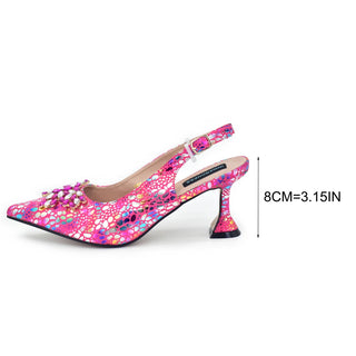 Italian Rhinestone Shoe & Bag Set