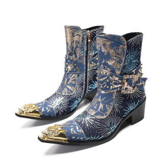 Spike Metal Riveted Luxurious Men's Boots