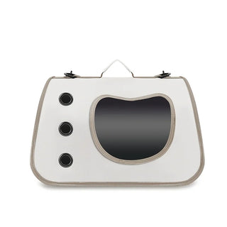 Portable Pet Carrier Bag for Small Dogs Cats Outdoor Foldable Cat Bag Breathable Cat Shoulder Bag Kitten Carrying Bag