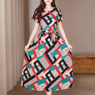 Bohemian Print O - Neck Party Dress - Epictzar Intl.