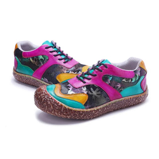 Genuine Leather Comfortable Floral Party Shoes