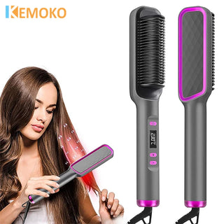 Electric Hot Comb Hair Styling Straightener