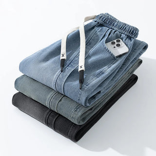 Men Wide Leg Loose Jeans Pants