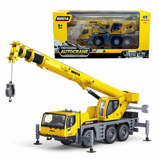 Alloy Simulation Truck-mounted Toys Crane