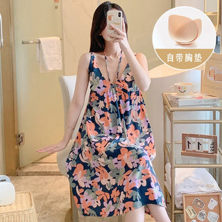 Women Beach Style Thin Sleepwear