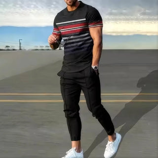 Men's 3D Printed Sports Jogging Suit