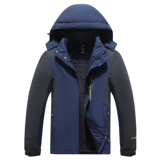 Men's Windproof Fur Winter Jackets