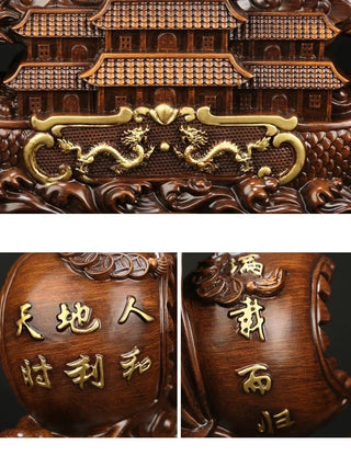 Smooth Sailing Sailboat Decoration Large Dragon Boat Housewarming Opening Gift Office Living Room Decoration