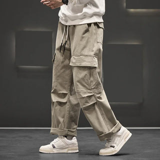 Wide Leg Pocket Loose Cargo Pants