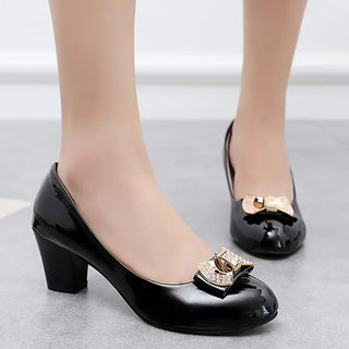 Ladies Square Heel Formal Wear Shoes