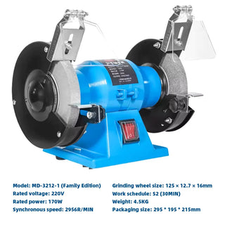 Benchtop Dust Sander Industrial Grade Heavy Duty Knife Sharpener Metal Grinding Electric Sander 220V Knife Sharpener