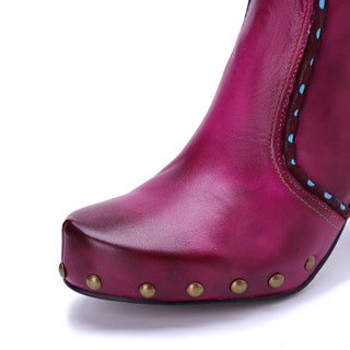   Comfortable Women's Square Toe Party Boots