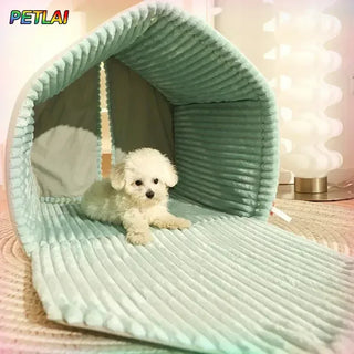 Warm Curtain-style Door Pet House