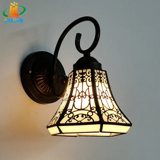 Antique Tiffany Style Balcony Light Fixture