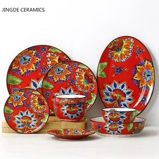Ceramic Tableware Dessert Plate Set