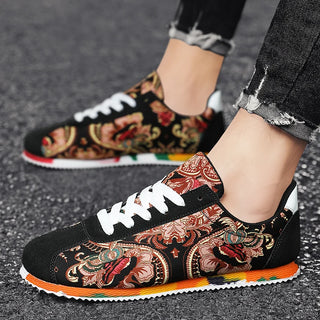 Vintage Designer Lace-Up Loafers Shoes