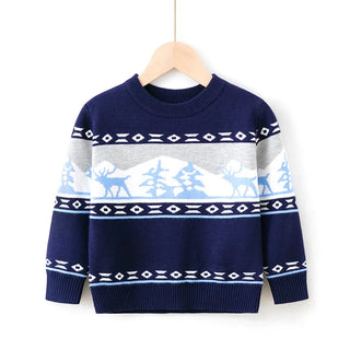 Girls Knitwear Warm Cartoon Sweater