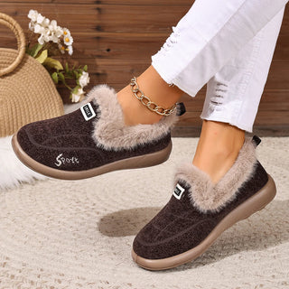 Warm Fleece-lined Slip-resistant Shoes