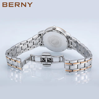 Sapphire Glass Roman Numerals Women Wristwatch